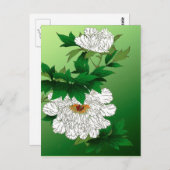 ヴィンテージ日本のスケッチ ポストカード (正面/裏面)