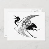 ヴィンテージ日本のスケッチ ポストカード (正面/裏面)