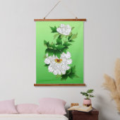 ヴィンテージ日本のスケッチ 吊り下げ型タペストリー (寝室)