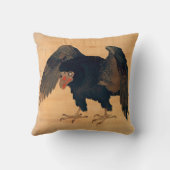 ヴィンテージ日本のスタイルクロアアート装飾用クッション クッション (裏面)