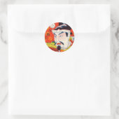 ヴィンテージ日本のスポップ・アートのティッカー8 ラウンドシール (バッグ)