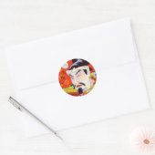 ヴィンテージ日本のスポップ・アートのティッカー8 ラウンドシール (封筒)