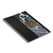 ヴィンテージ日本のタコと鯉 ノートブック (右側)