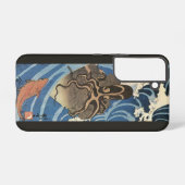 ヴィンテージ日本のタコと鯉 SAMSUNG GALAXYケース (裏面横)