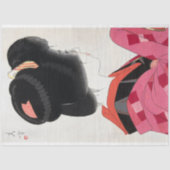 ヴィンテージ日本のデコページティッシュペーパー 薄葉紙 (正面)