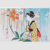 ヴィンテージ日本のデコページティッシュペーパー 薄葉紙 (正面)