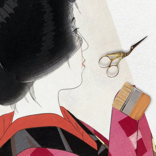 ヴィンテージ日本のデコページティッシュペーパー 薄葉紙