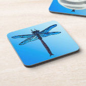 ヴィンテージ日本のトンフライ、サファイアブルー コースター (左側)