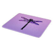 ヴィンテージ日本のトンボ、アメジスト紫 カッティングボード (角)