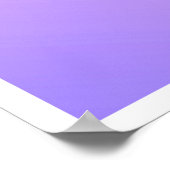 ヴィンテージ日本のトンボ、アメジスト紫 ポスター (角)