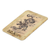 ヴィンテージ日本のドラゴンアート歴史磁石 マグネット (左側)