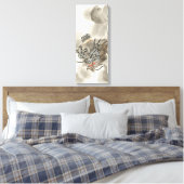 ヴィンテージ日本のドラゴンウォリアー キャンバスプリント (インサイチュ (寝室))