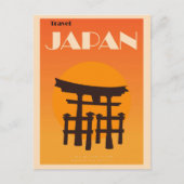 ヴィンテージ日本のパゴダ旅行 ポストカード (正面)