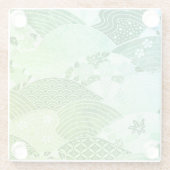 ヴィンテージ日本のヒルズ&リバーズ ガラスコースター (裏面)