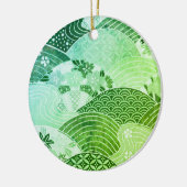 ヴィンテージ日本のヒルズ&リバーズ セラミックオーナメント (左)