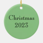 ヴィンテージ日本のヒルズ&リバーズ セラミックオーナメント (裏面)