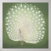 ヴィンテージ日本のファインアート |孔雀 ポスター (正面)