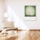 ヴィンテージ日本のファインアート |孔雀 ポスター<br><div class="desc">NewParkLane - XXX、緑の背景に白い孔雀と20世紀初頭の日本のプリントヴィンテージと。オリジナル絵画は、アムステルダムの有名なRijksmuseumのコレクションの大原小村さんによる。このアートコレクショ日本のンで一致するアイテムをチェックする。具体的な個人的なデザインの願い？または、このコレクションに含まれていないデザインでこの製品を使用しますか？感じ無料で連絡すよ、喜んでお前に追加料金を払わないようにしよう！</div>