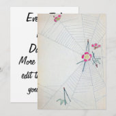 ヴィンテージ日本のファインアート 招待状 (正面/裏面)