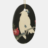 ヴィンテージ日本のファインアート | Cockatoo セラミックオーナメント (右)