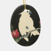 ヴィンテージ日本のファインアート | Cockatoo セラミックオーナメント (裏面)