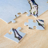 ヴィンテージ日本のフィンチのインクスケッチ ジグソーパズル (側面)