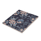 ヴィンテージ日本のフローラタイル タイル (側面)