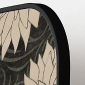 ヴィンテージ日本のフローラ ピックルボールラケット (左詳細)