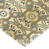 ヴィンテージ日本のフローラBrocadeパターン ショートテーブルランナー (コーナー)