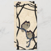 ヴィンテージ日本のフール結婚式 プログラム (正面/裏面)