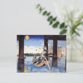 ヴィンテージ日本のボート ポストカード (スタンド正面)