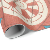 ヴィンテージ日本のポートレート – 剣を持つ戦士 ラッピングペーパー (ロールコーナー)