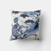 ヴィンテージ日本のライオンと牡丹 クッション (裏面)