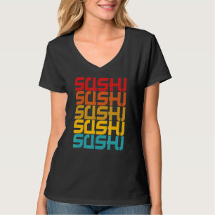 ヴィンテージ日本のレトロ寿司 Tシャツ