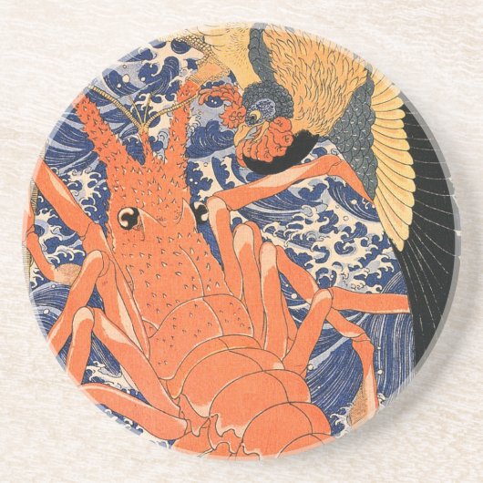 ヴィンテージ日本のロブスター コースター (正面)