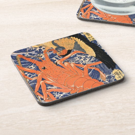 ヴィンテージ日本のロブスター コースター (左側)