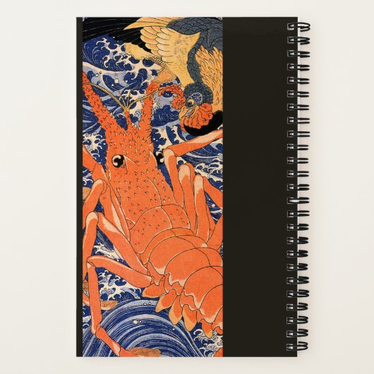 ヴィンテージ日本のロブスター ノートブック (裏面)