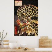 ヴィンテージ日本の作品 – 龍谷虎 ポスター (キッチン)