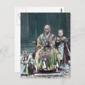 ヴィンテージ日本の僧侶ジャパン僧 ポストカード (正面/裏面)