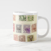 ヴィンテージ日本の切手 ジャンボコーヒーマグカップ (右)