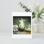 ヴィンテージ日本の力士（旧日本） ポストカード (スタンド正面)