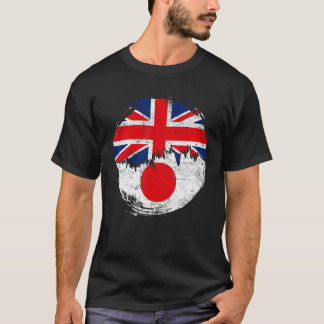 ヴィンテージ日本の国旗のルーツ日本の苦悩 Tシャツ