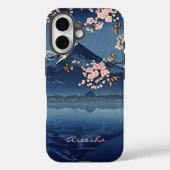 ヴィンテージ日本の川口湖1936土屋興一 Case-Mate iPhoneケース (裏面)