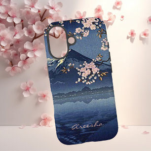 ヴィンテージ日本の川口湖1936土屋興一 iPhone 16ケース