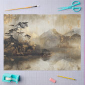 ヴィンテージ日本の景観 薄葉紙 (クラフト)