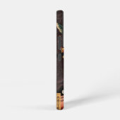 ヴィンテージ日本の木版鬼王の酒呑童子 SAMSUNG GALAXYケース (右側面)