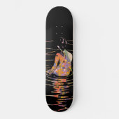 ヴィンテージ日本の東洋女子モダン スケートボード (正面)