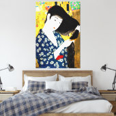 ヴィンテージ日本の東洋女性の髪C キャンバスプリント (インサイチュ (寝室))