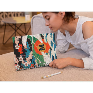 ヴィンテージ日本の桜及びアカツル ノートブック