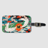 ヴィンテージ日本の桜及びアカツル ラゲッジタグ (正面横)